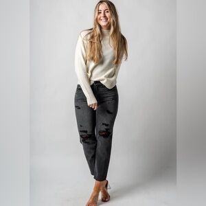 HIDDEN Bailey boyfriend highrise distressed jeans